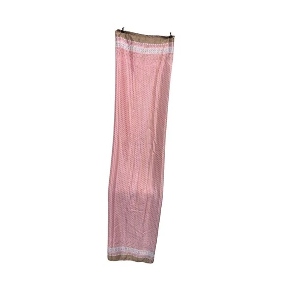 Wrap Or Scarf Peach/Gold Colorful Partially Sheer 60"X 32"‎ Beach Wrap - Picture 3 of 4
